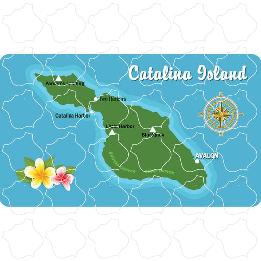 Catalina Island Island Map