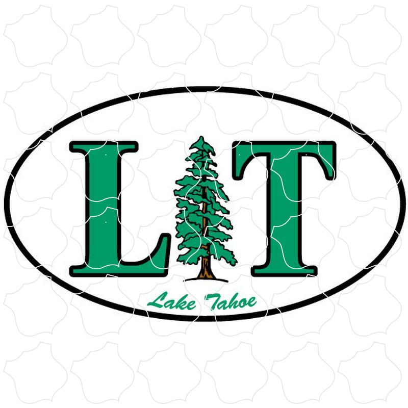 Lake Tahoe Pine Tree Green Euro