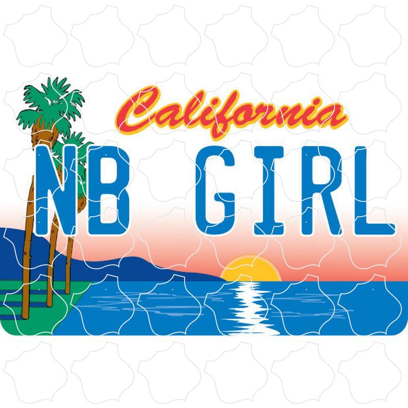 Newport Beach California License Plate