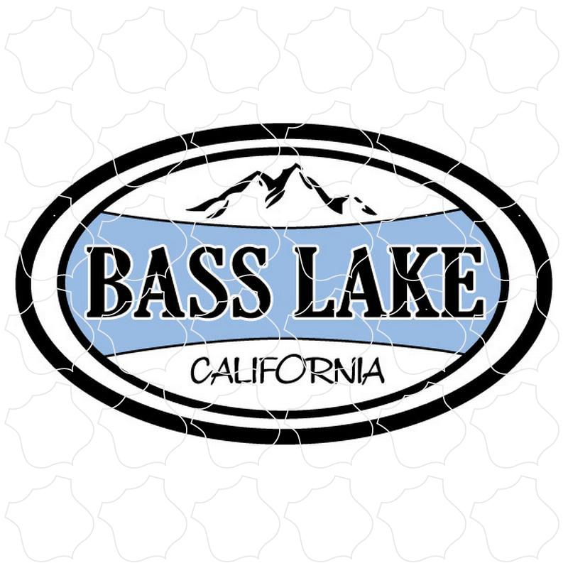 Bass Lake, CA Blue Banner Mountain Oval