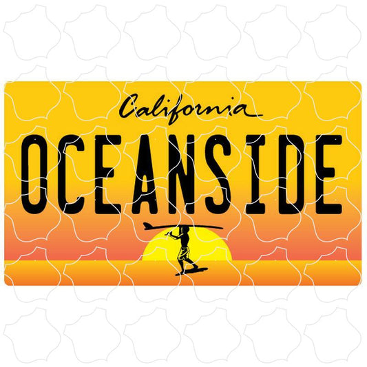 Oceanside, CA Endless Summer License Plate