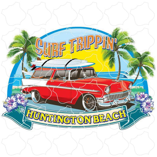 Huntington Beach Surf Trippin Old Red Station