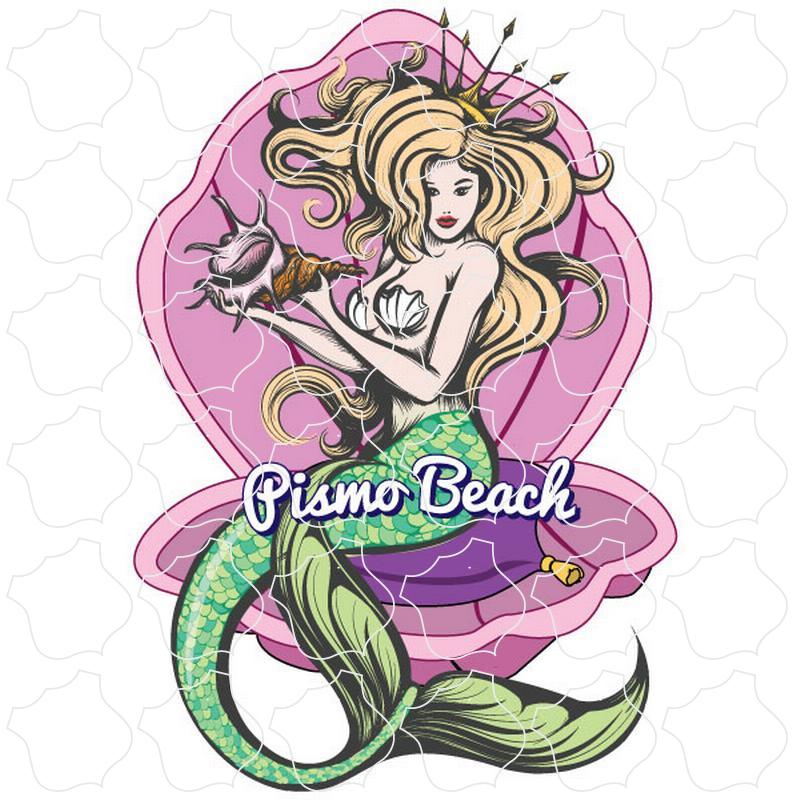 Pismo Beach, CA Mermaid In A Shell