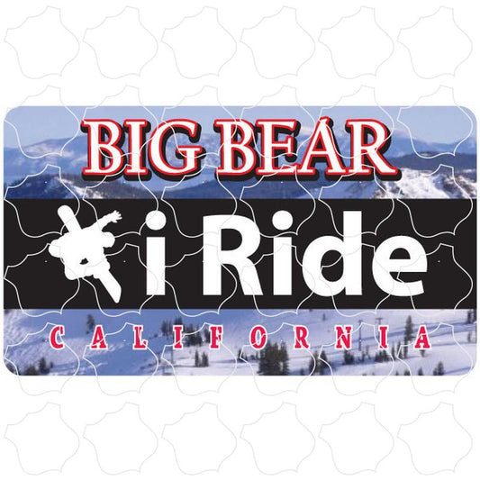 Big Bear I Ride Snowboarder