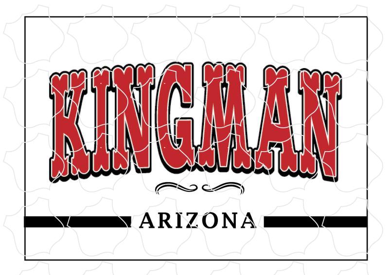 Kingman Red Western Font Kingman Arizona Saloon