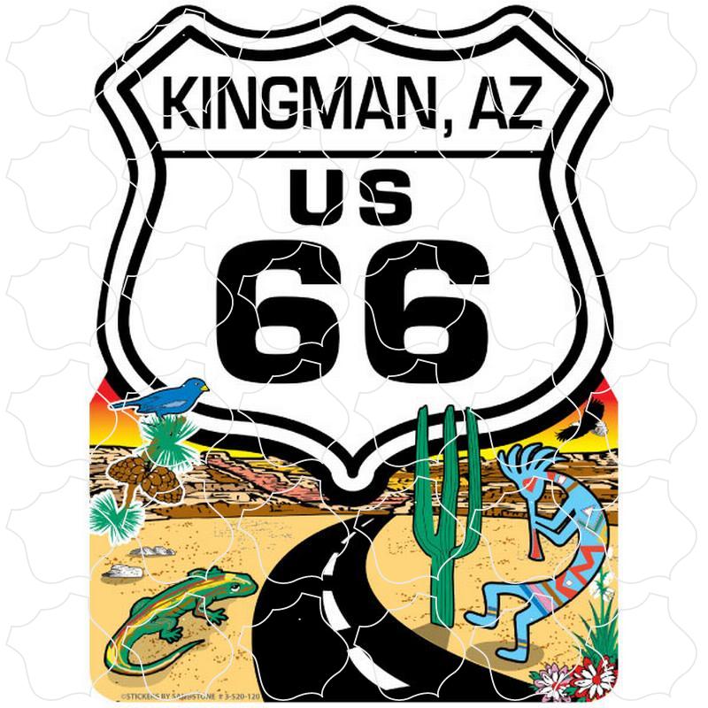 Kingman, AZ White Desert Road Shield