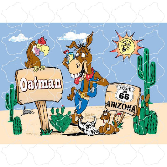 Oatman, AZ Jackass Desert Scene