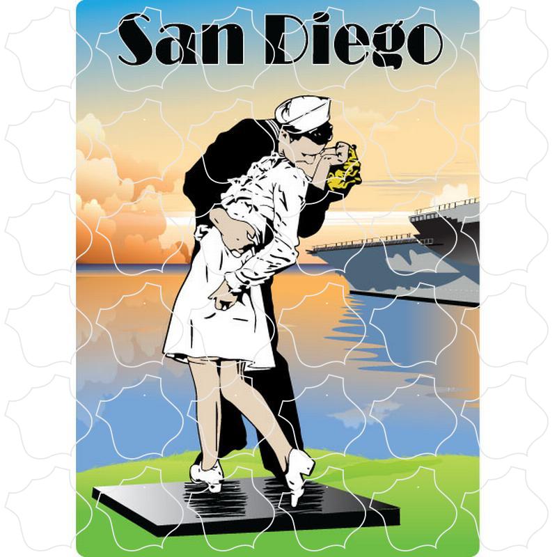 San Diego Sailor Kiss Statue