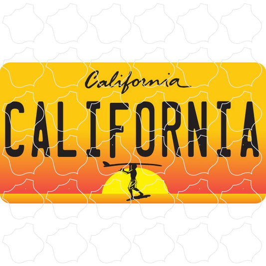 California Endless Summer License Plate