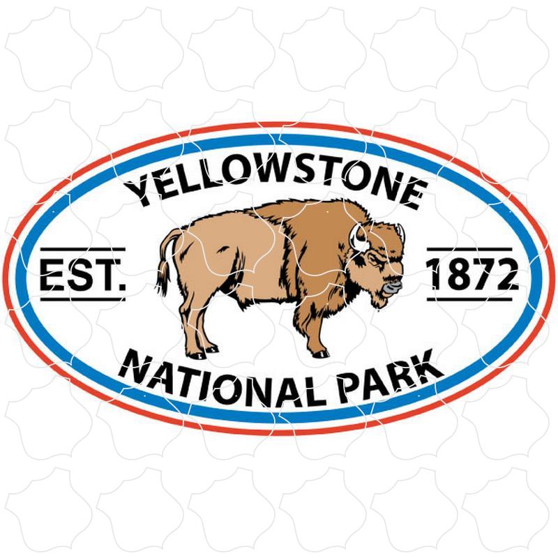 Bison Oval Yellowstone National Park Bison Oval