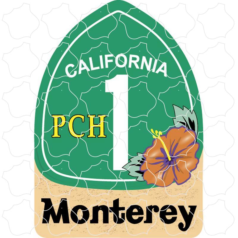 Monterey PCH 1 Flower Sign