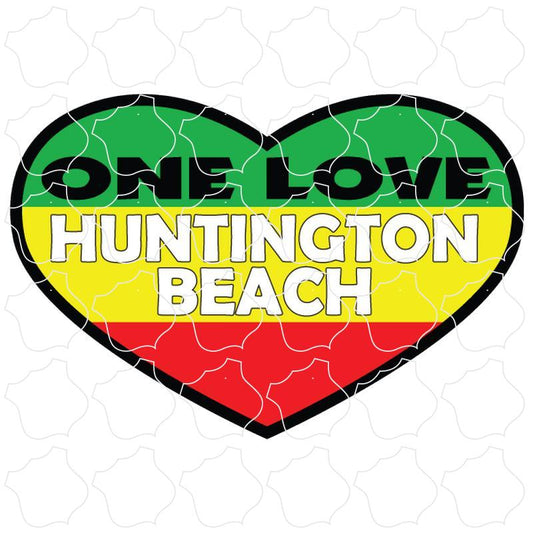 Huntington Beach, CA One Love Heart