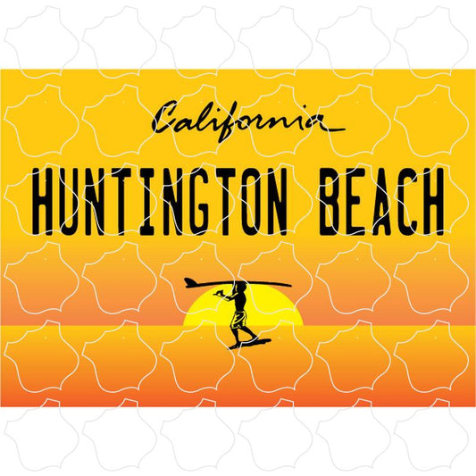 Huntington Beach, California Endless Summer License Plate