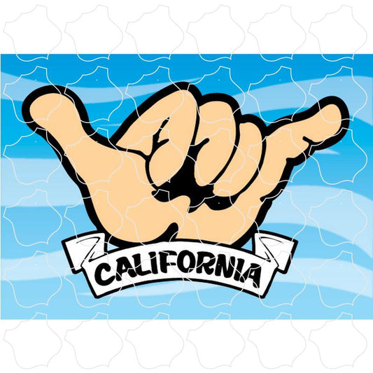 California Hang Loose Hand