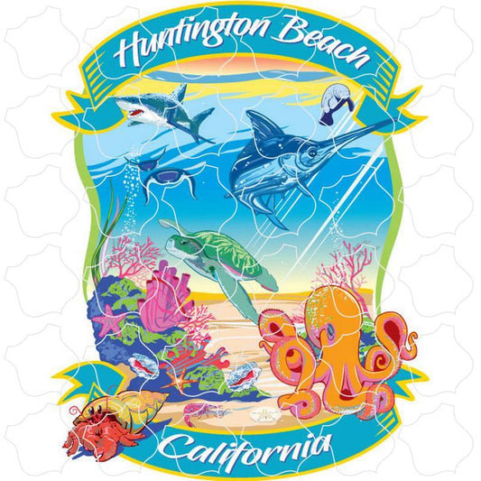 Huntington Beach, California Underwater Sea Life