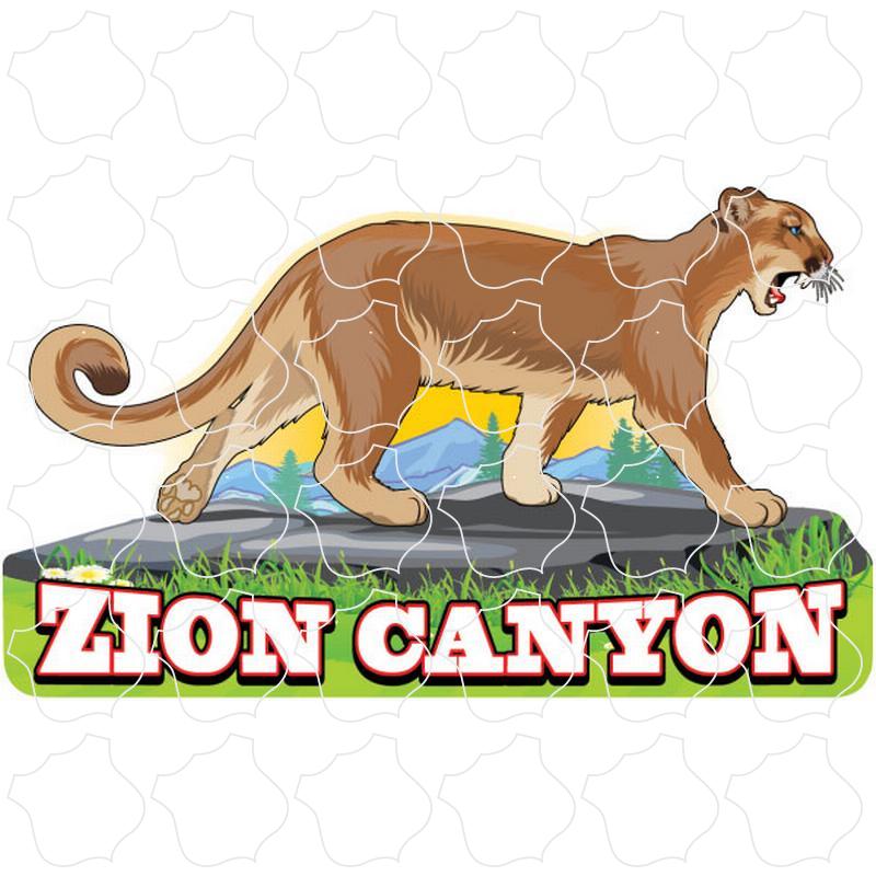 Walking Cougar Zion Canyon, UT Walking Cougar