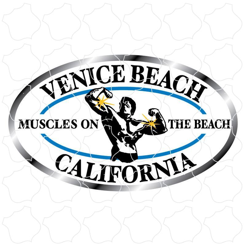 Venice Beach, California Muscles On The Beach