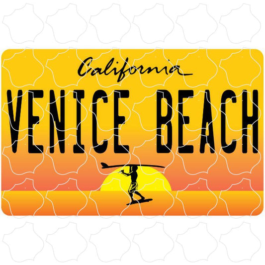 Venice Beach Endless Summer License Plate