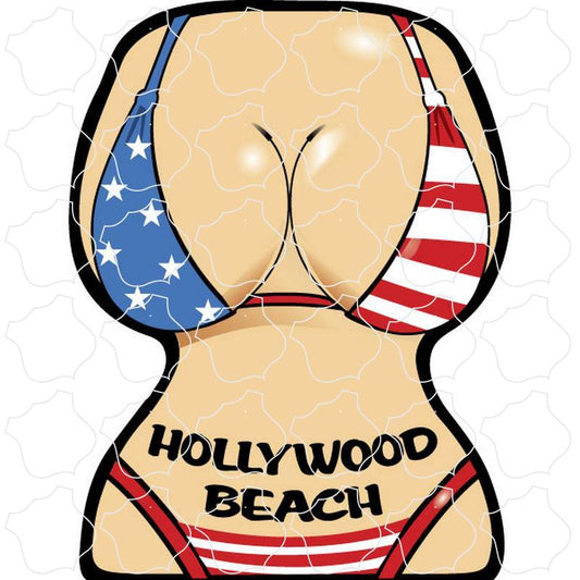 Hollywood Beach USA Bikini Front View