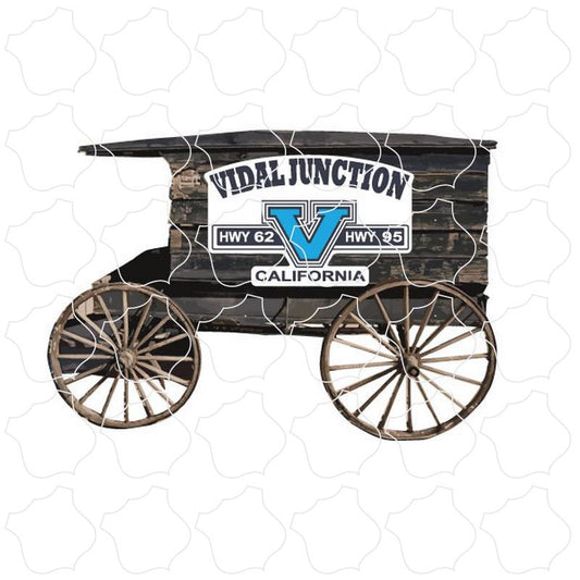 Vidal Junction California Old Wagon