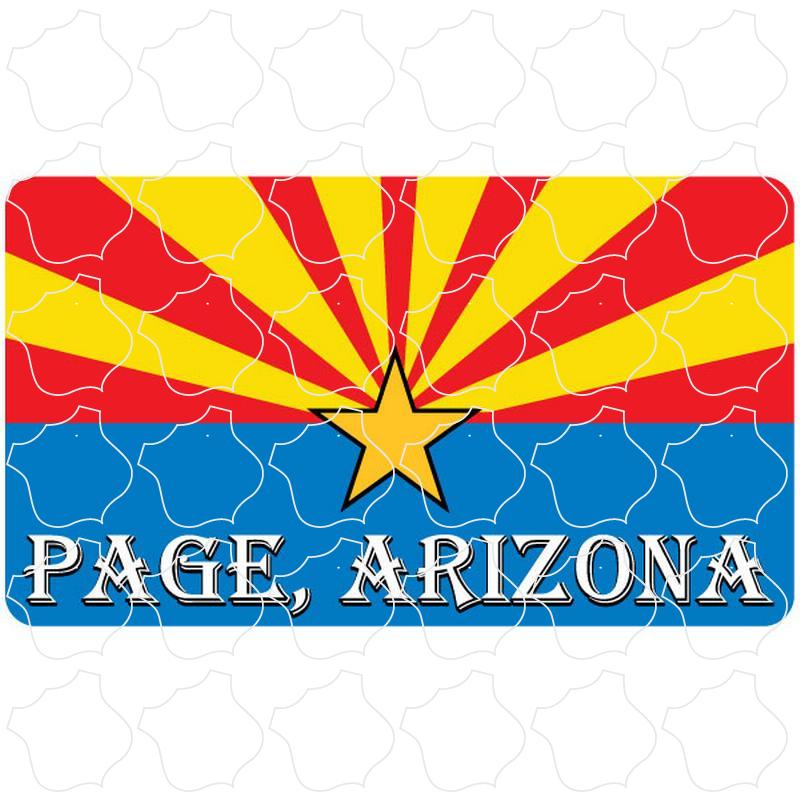 Page, AZ Arizona Flag