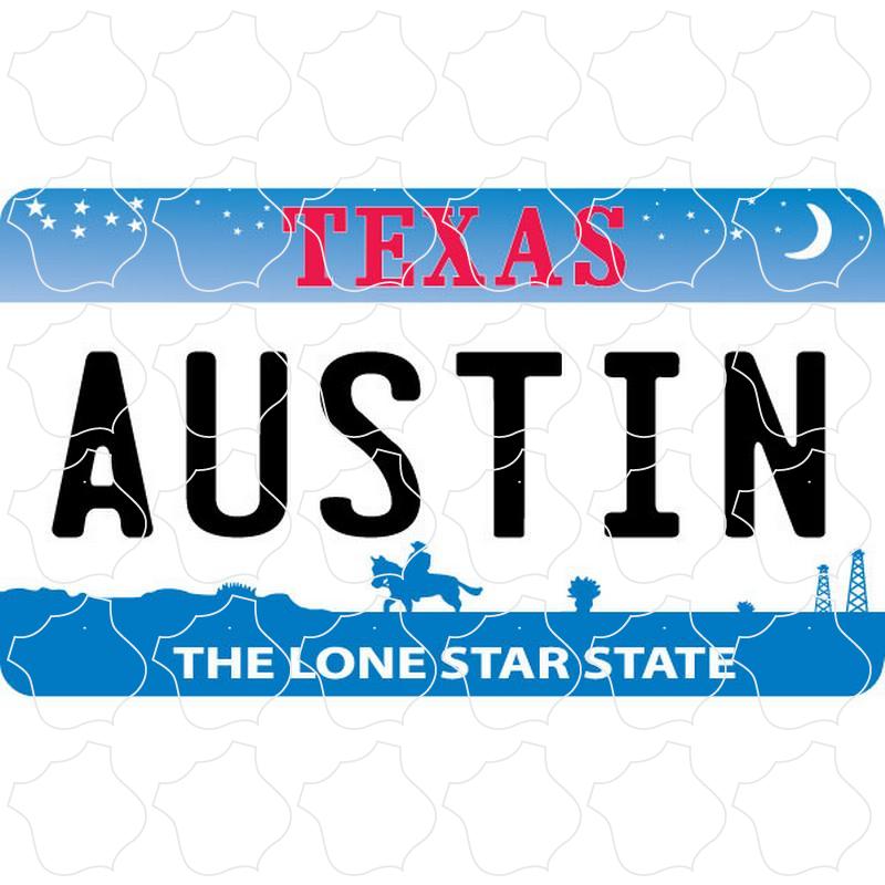 Austin Texas License Plate