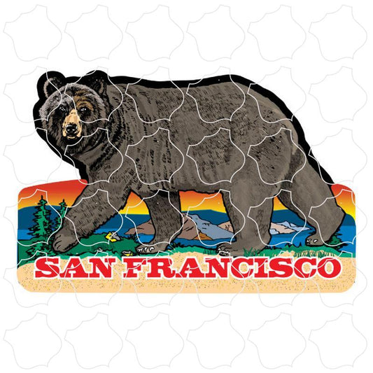 San Francisco Walking Brown Bear