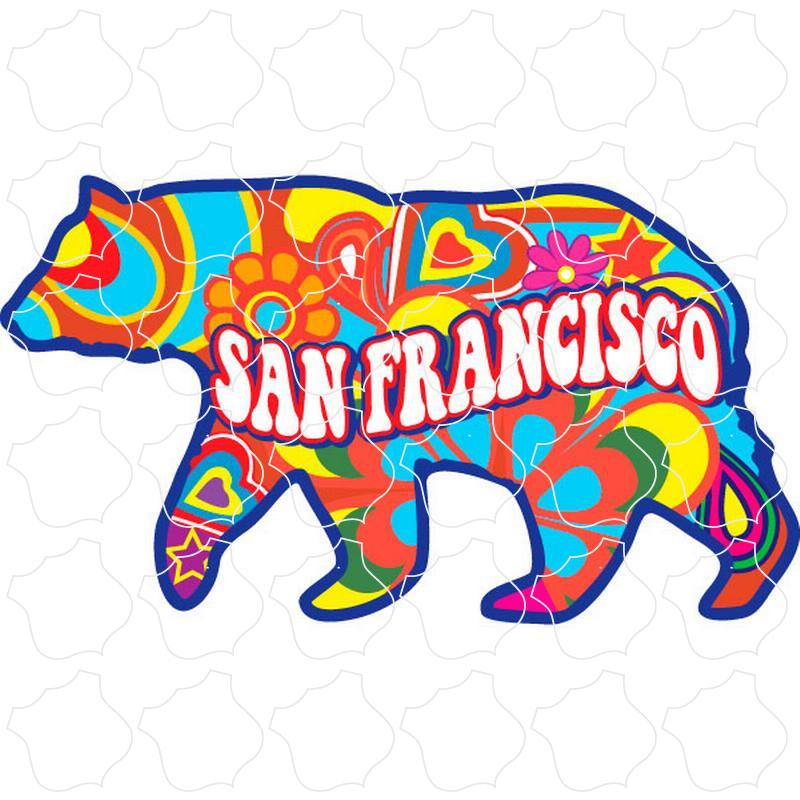 San Francisco Hippie Bear