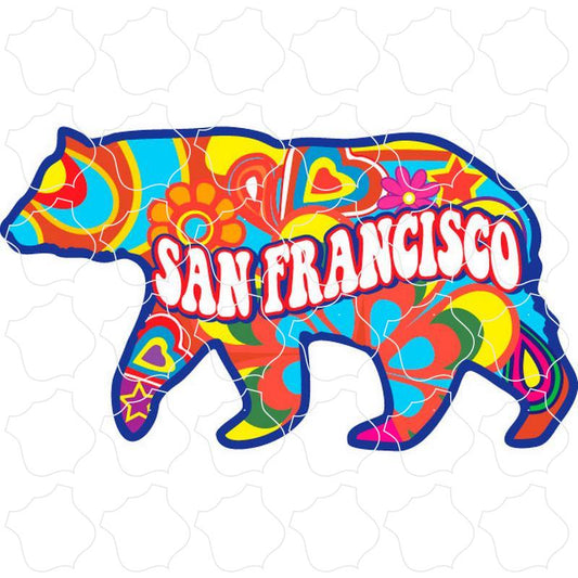 San Francisco Hippie Bear