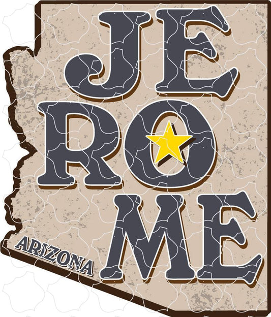 JE RO ME ARIZONA MAP