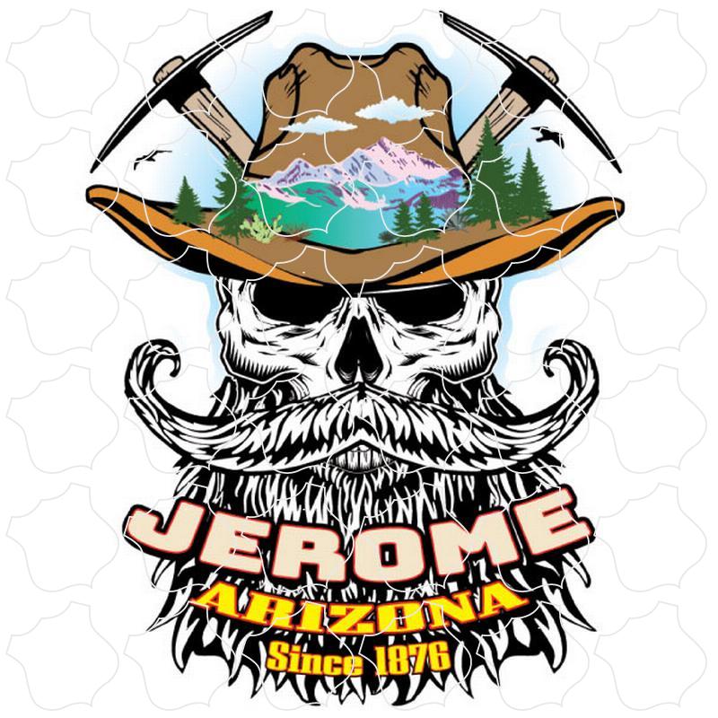 Miner Bearded Skull Jerome, AZ Miner Bearded Skull