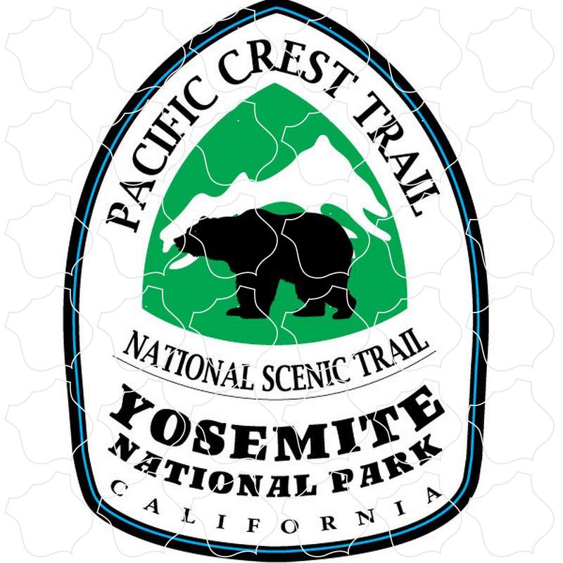 Yosemite, CA Pacific Crest Trail Shield