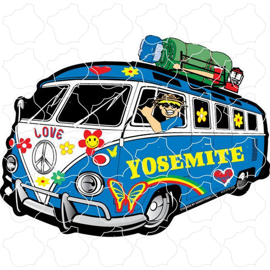 Yosemite, CA Hippie Bus