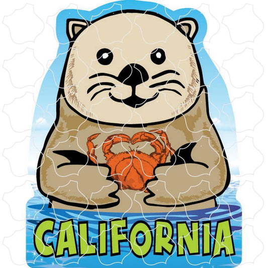 California Sea Otter Cartoon