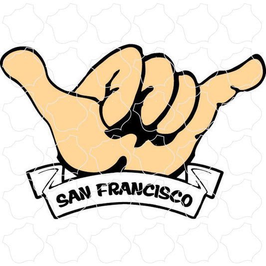 Hang Loose Hand San Francisco, CA Hang Loose Hand