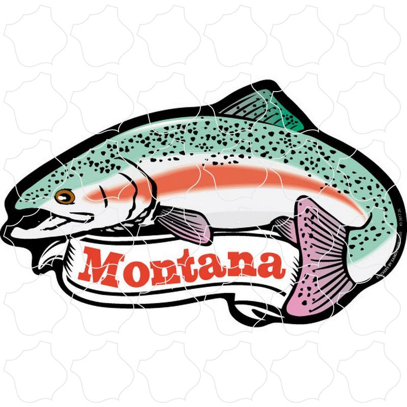 Montana Trout With Banner