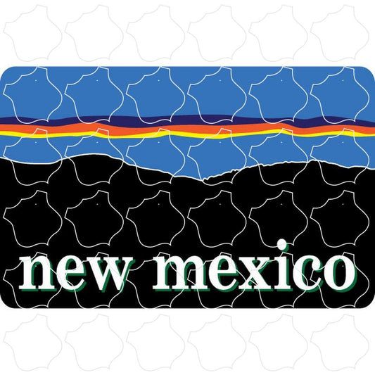 New Mexico Stylized Sunset