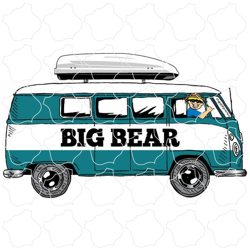 Big Bear Van Side View Shell Top