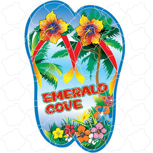 Flower Flip Flops Emerald Cove Flower Flip Flops