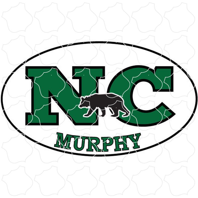 Green Euro Murphy, NC Green Bear Euro Oval