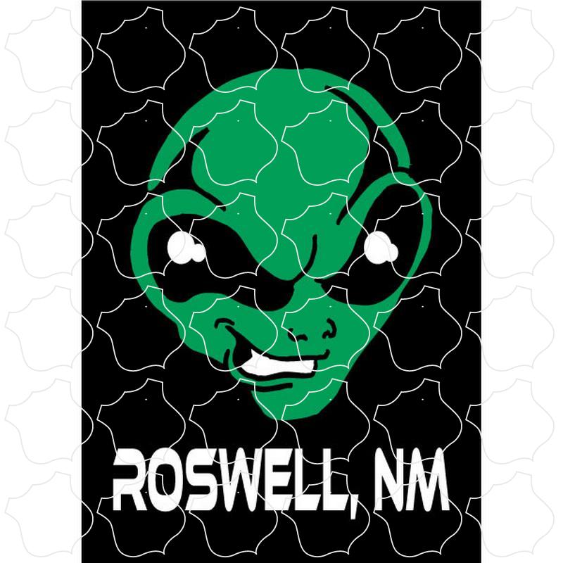 Roswell, NM Smiling Alien Head