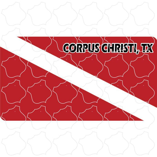 Corpus Christi, TX Dive Flag