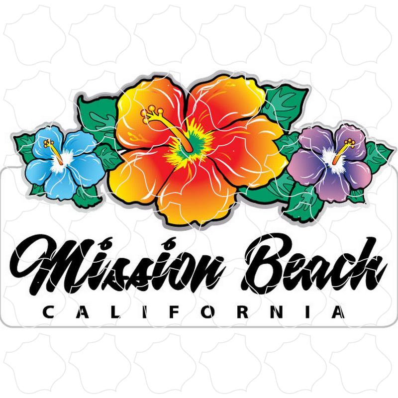 Triple Hibiscus Mission Beach, CA Triple Hibiscus