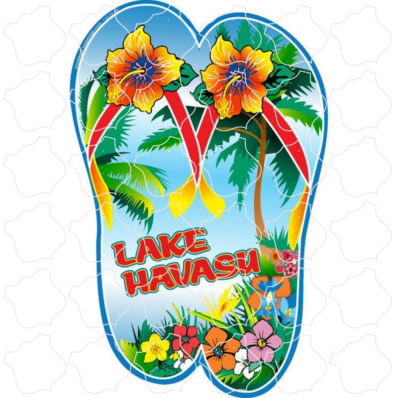 Lake Havasu Flip Flops with Flowers