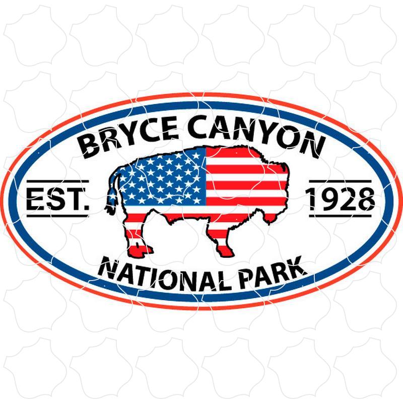 Stars & Stripes Buffalo Oval Bryce Canyon, UT Stars & Stripes Buffalo Oval