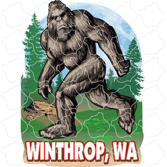 Winthrop, WA Bigfoot in the Woods