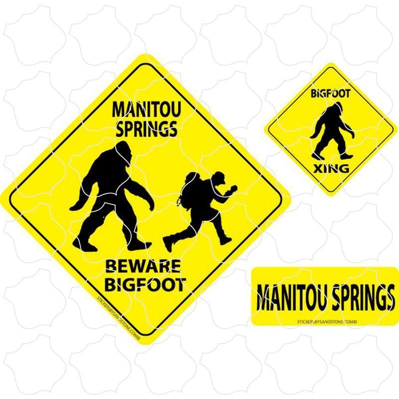 Beware Bigfoot Crossing Manitou Springs, CO Bigfoot Crossing Diamonds