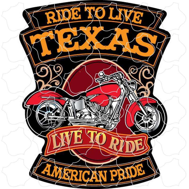 Texas American Pride Motorcycle