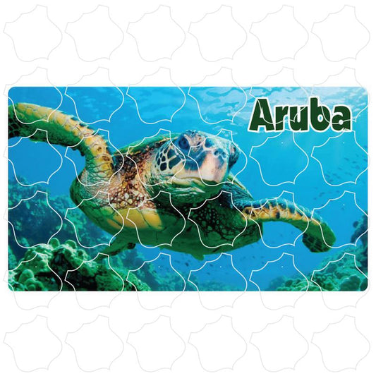 Aruba Sea Turtle Photo