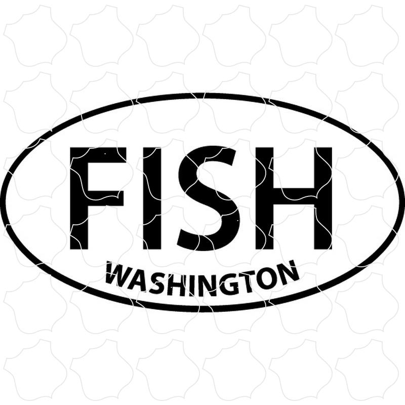 Washington Fish Euro Oval